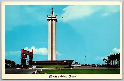 Vtg Clermont Florida FL Citrus Tower 1960s Unused Chrome View Postcard • $1.99