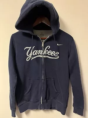 Boys Nike New York Yankees MLB Full Zip Hooded Hoodie Sweatshirt Jacket Size XL  • $24.99