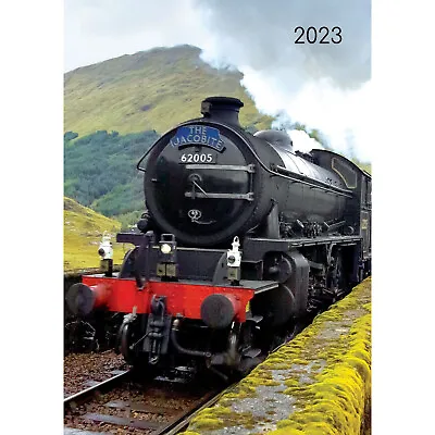 $16.95 • Buy Steam Trains - 2023 A5 Padded Cover Diary Premium Planner Book New Year Gift