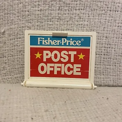 Vintage 1989 Fisher Price Post Office Mailbox #2020 Replacement Door Hatch • $5