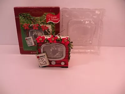 Heirloom Collection I Love Lucy Christmas Ornament TV Set With Light & Sound • $37.39