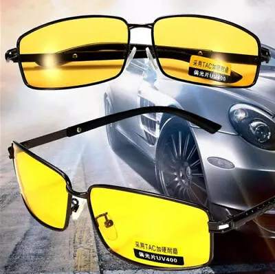 Day & Night Vision Driving Glasses Polarized Sunglasses Anti Glare Eyewear UV400 • $21.99