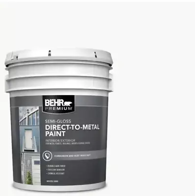 NEW White Semi-Gloss Direct-to-Metal Interior/Exterior Paint • $214.39