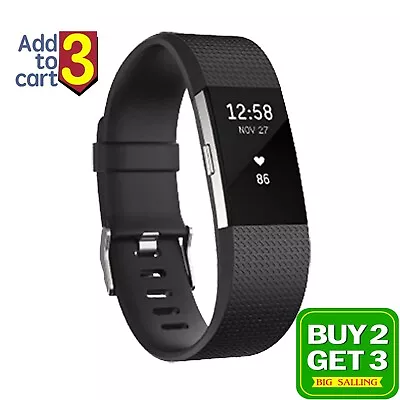 CLEARANCE! For Fitbit Charge 2 Bands Silicone Replacement Wristband Watch Strap  • $4.96