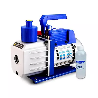 HIATSU Vacuum Pump HVAC 7 CFM Heat Pump Single-Stage Mini Split 5Pa Rotary Va... • $168.76