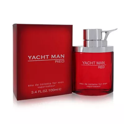 Yacht Man Red 3.4 Oz / 100 Ml EDT Spray For Men • $13.25