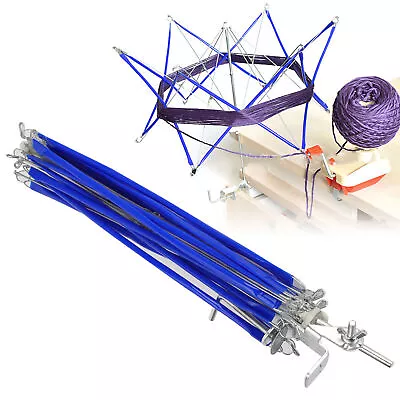 Knitting Umbrella Swift Yarn Winder Holder Braiding Tools Weaving Accessory XAT • £19.69