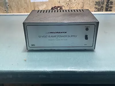 Micronta 12 Volt 8 Amp DC Power 22-125 Supply Good Working Order • $26