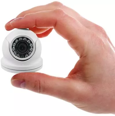 £38.99 • Buy Cam11v Ahd White Hd 920p Mini Car Home Taxi Cctv Camera Night Vision + 5m Cable