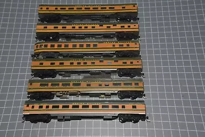 N Scale Rake Of 6 Great Northern  Empire Builder  Carriages By Con-Cor  NO BOXES • $43.71