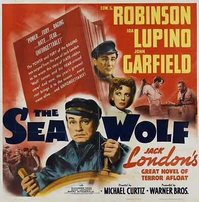 The Sea Wolf 1941 Dvd. Edward G Robinson. Copy Of Public Domain Film. Disc Only • £3.95