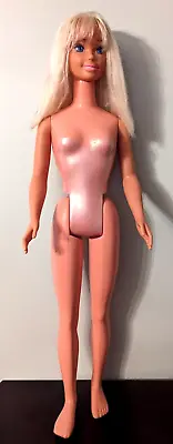Vintage My Size Barbie Doll 1992 Mattel Blonde Blue Eyes 37” Tall Nude Blue Eyes • $20