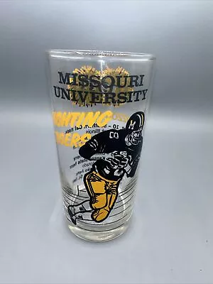 1977 Mizzou Football Missouri University Fighting Tigers Glass Sport Memorabilia • $24.99
