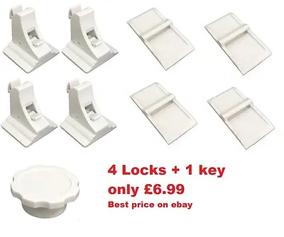 £9.99 • Buy Invisible Magnetic Baby Child Pet Proof Cupboard Door Drawer Safety Lock