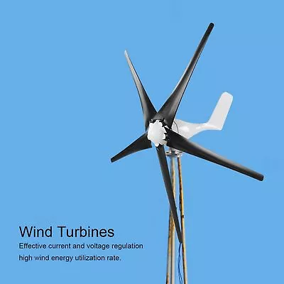 800W Wind Generator Power Parts Turbines Kit For Marine Charging(Black 12V) • £229.45