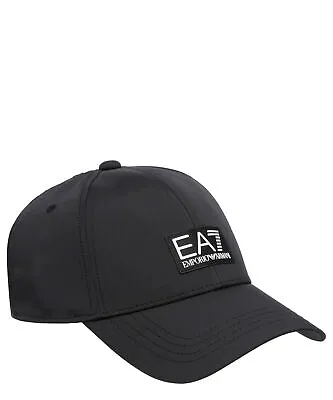 Emporio Armani EA7 Baseball Cap Men 2401404R10000020 Black Adjustable Hat • £67.20
