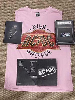 AC/DC Backtracks 2 CD's 1 DVD (All Regions) Special Edition Set &  FAB T-SHIRT • £34.71