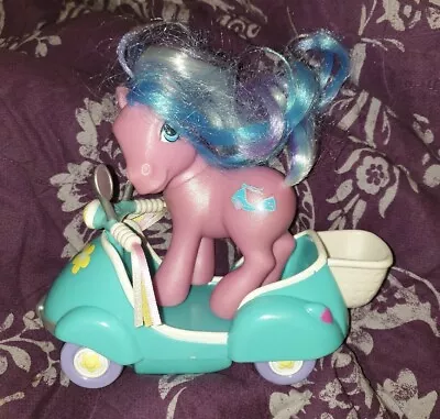 Scooter Sprite MLP My Little Pony Horse & Scooter 2002 G3 • £15