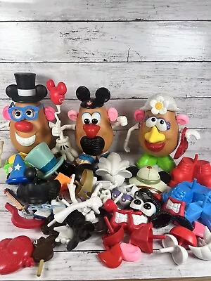 Vintage 1987 Playskool Mr. Potato Head Play Set Of 3 Disney Mickey (84 Pieces) • $50