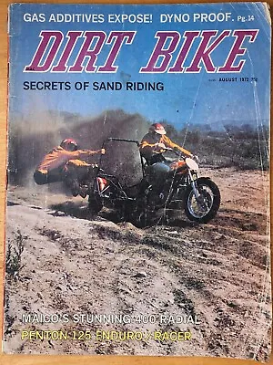 Dirt Bike August 1972 Vintage Motocross MX Maico 400 Penton 125 Enduro Racer • $22.47