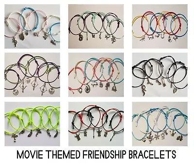 6 Kids Movie Inspired Birthday Party Friendship Bracelets Harry Potter Disney  • $3.76