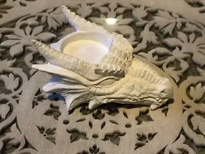 Dragon Head Latex Mould To Create Tealight Candle Holder Concrete Or Plaster • £24