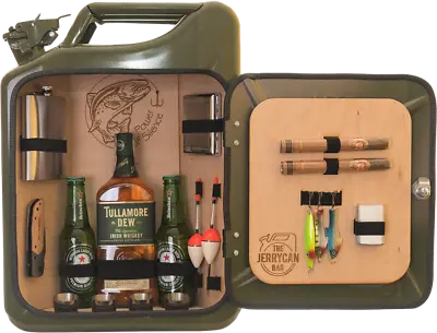 Die Minibar Männerhandtasche For Fischer And Fishing - The Jerrycan BAR Canister • $340.01