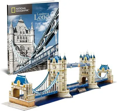 3D Puzzles For Kids Adults National Geographic Large Tower Bridge London Jigsaw • £25.99