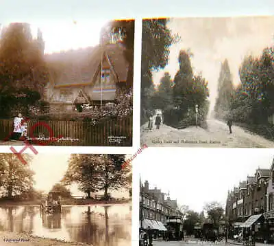 Picture Postcard__Sanderstead Kenley Purley Chipstead Pond (Multiview) • £2.49