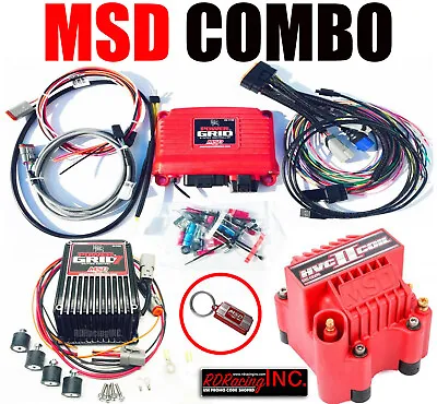 MSD Power Grid Ignition COMBO 7730K Controller 7720 Ignition 8261 HVC Coil W HAT • $1519.95