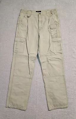 5.11 Tactical Series Pants Mens 34X36 Beige Tan Khaki Cargo Style 74251 • $19.90