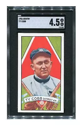 Ty Cobb 1956 Gentry Magazine T205 Tobacco Style Baseball Card SGC 4.5 VG-EX+ • $3330.95