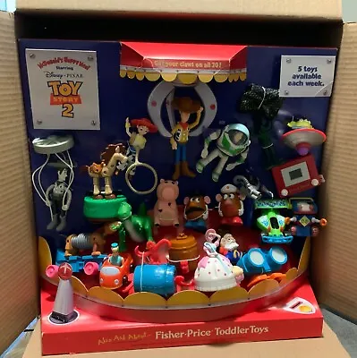 $299 • Buy Disney Toy Story 2 1999 McDonalds Happy Meal Display 20 Toys Complete! Very Rare