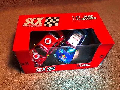 NOS 2008 SCX Compact 2 Car Accessory 1:43 Slot Cars Touring Car New Sealed Box • $70