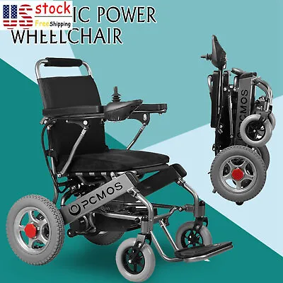 $911.99 • Buy Electric Power Wheelchair Folding Lightweight Wheel Chair Mobility Aid Motorized