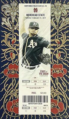 Kendall Graveman Ticket Stub Mississippi State Bulldogs Baseball 2017 Ticket WOW • $19.99