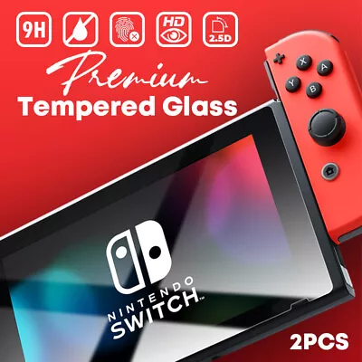 2 X Tempered Glass Screen Protector Film Guard For Nintendo Switch Lite OLED Oz • $5.59