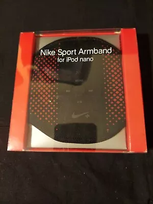 Nike Sport Armband For Ipod Nano Black Red-Jogging Hiking Running Walking NEW • $8.99
