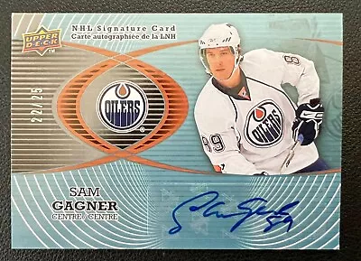 2008-09 Insert  NHL Signature Card  From Upper Deck McDonald's /25 #A-SG • $36.41