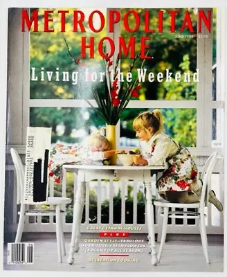 METROPOLITAN HOME Magazine ~ June 1989 • $16.98
