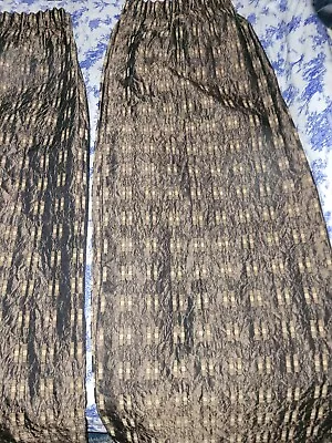 Mill House Interior Lined Curtains. D:84 X W48 • £48