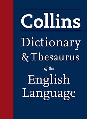 Collins Dictionary & Thesaurus Of The English Language By Unnamed Hardback Book • £6.49