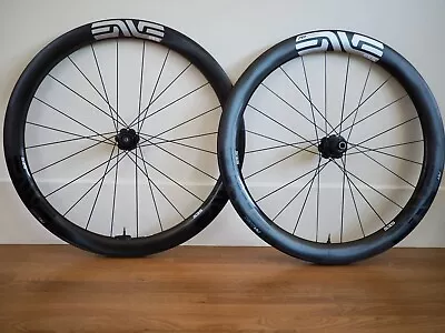 ENVE SES 4.5 AR Disc Carbon Road Wheelset 700c Thru Axle Shimano Tubeless • $1799