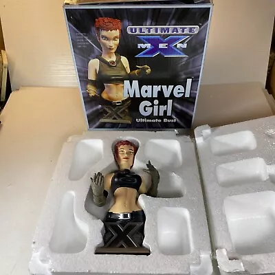 Diamond Select Bust Statue Ultimate X-Men 7  Limited 10000 Marvel Girl 2002 A6 • $16.16