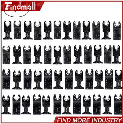 Findmall 48 Pack Oscillating Multi Tool Saw Blade For Multimaster Makita...... • $31.06