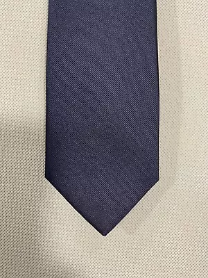 BROOKS BROTHER Silk Solid Navy Tie BRAND NEW • $29.99