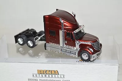 1:87 HO Brekina 85826 International Lonestar Tractor Truck METALLIC DARK RED • $32