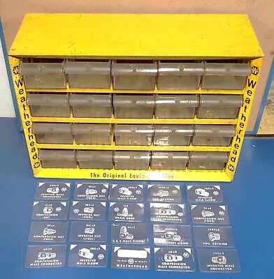 Weatherhead - 20 Drawer Metal Cabinet - With 20 Dividers 16-1/2  X 11  X 6-3/8  • $60