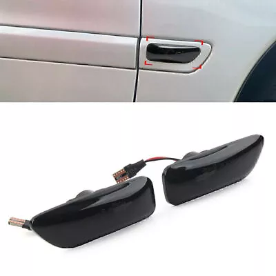 Dynamic Smoked Led Side Marker Turn Signal Light For Volvo S60 80 MK1 V70 XC90 • $13.91