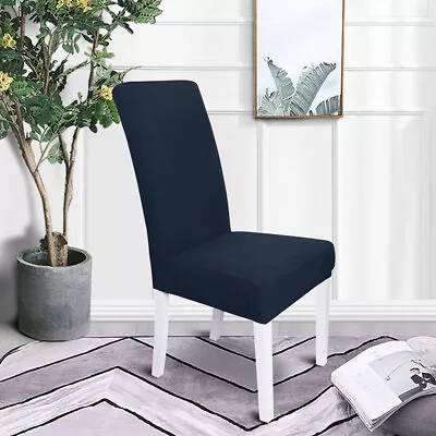 1/2/4/6PC Dining Chair Covers Stretch Chair Slipcover Removable Chair Protector • $16.02